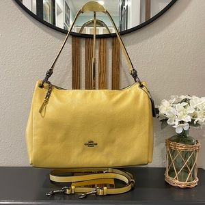 (MT99) Coach Mia Shoulder Bag F28966 in Sunflower